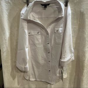 White long sleeve women shirt.
